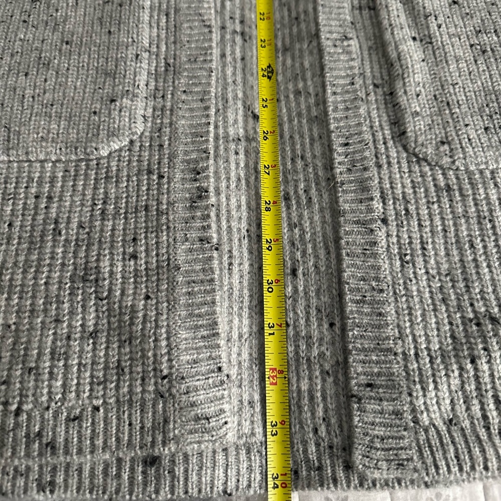 Kuhl Light Gray Open-Front Ribbed Cardigan - Picture 5 of 5